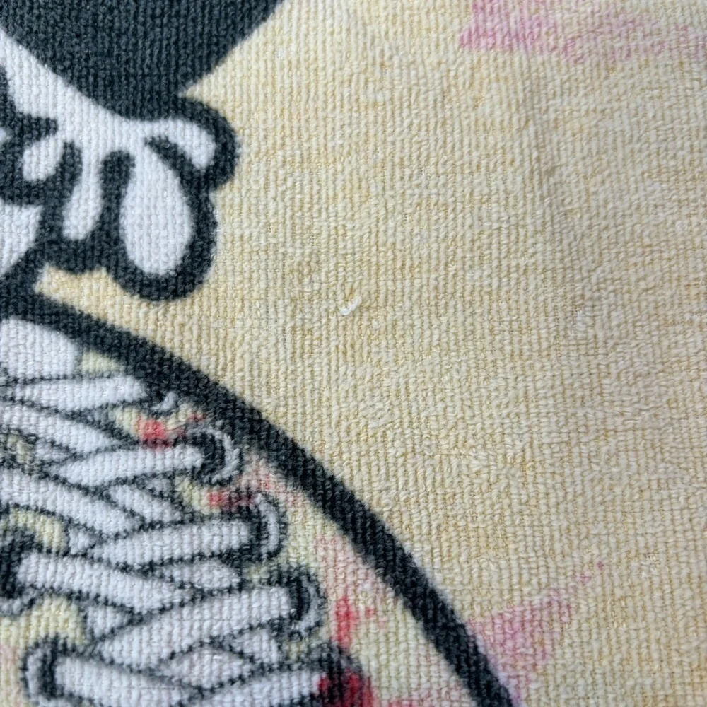 VINTAGE 80s-90s Disney Minnie Mouse Beach‎ Towel Pool Swimming *Flaws from Age*